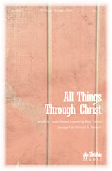 All Things Through Christ SATB choral sheet music cover